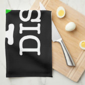 Ik Recyclen Disco Theedoek (Quarter Fold)