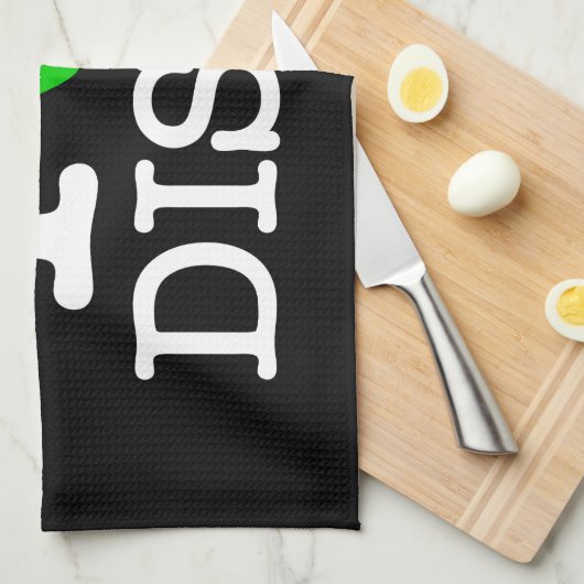 Ik Recyclen Disco Theedoek (Quarter Fold)