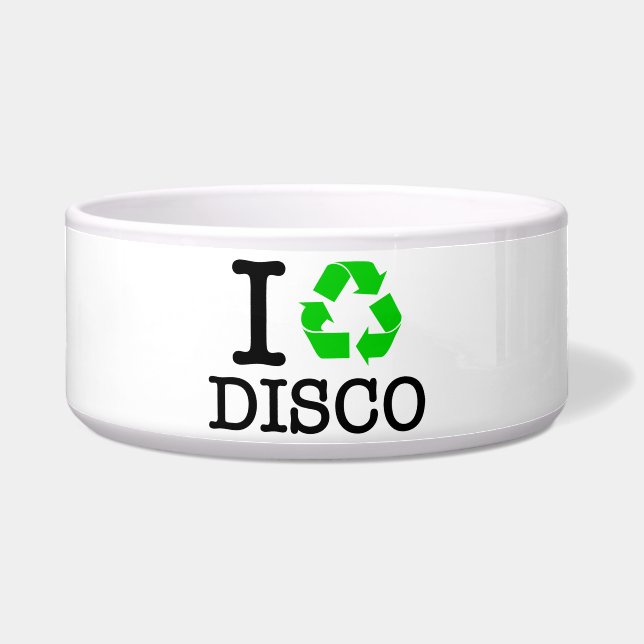Ik Recyclen Disco Voerbakje (Voorkant)