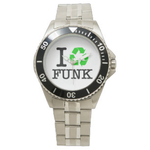 Ik Recyclen Funk Horloge