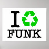 Ik Recyclen Funk Poster (Voorkant)