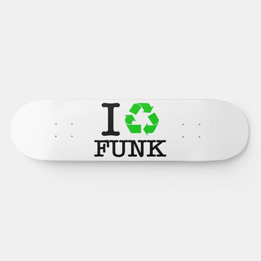 Ik Recyclen Funk Skateboard (Horizontaal)