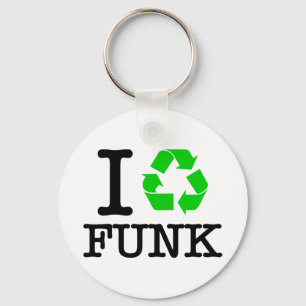 Ik Recyclen Funk Sleutelhanger
