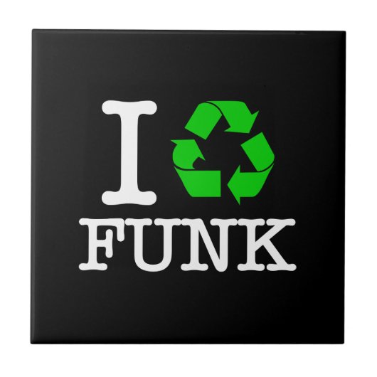 Ik Recyclen Funk Tegeltje (Voorkant)