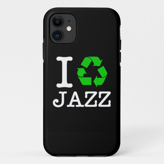 Ik Recyclen Jazz Case-Mate iPhone Case (Achterkant)