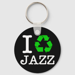 Ik Recyclen Jazz Sleutelhanger