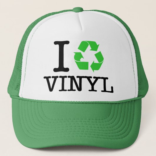 Ik Recyclen vinyl Trucker Pet (Voorkant)