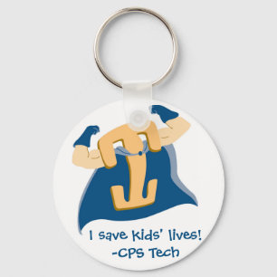 Ik red kinderen levens!-CPS Tech Sleutelhanger