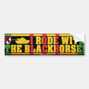 Ik reed met de Blackhorse M48A3 Bumpersticker