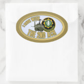 Ik reed met de tweede ACR Ovale Sticker (Tas)