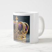 Ik regeer over de wereld Giant Coffee mok (Voorkant rechts)