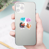 Ik regel de stok sticker (Telefoon)