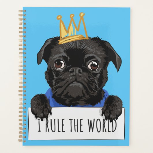 Ik regel het World Pug Planner (Voorkant)