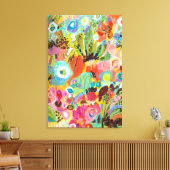 Ik reis graag canvas afdruk (Insitu (Woonkamer))