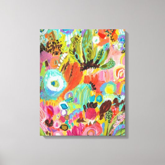 Ik reis graag canvas afdruk (Voorkant)