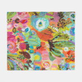 Ik reis graag fleece deken (Voorkant (Horizontaal))