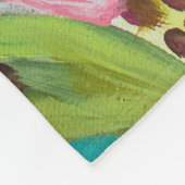 Ik reis graag fleece deken (Hoek)