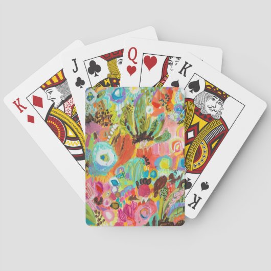 Ik reis graag pokerkaarten (Achterkant)