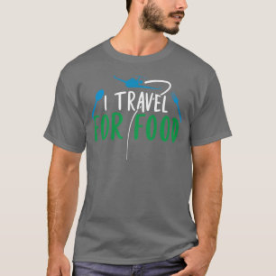 Ik reis voor voedselbrood met blogger 1249 t-shirt