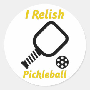 Ik Relish Pickleball Ronde Sticker