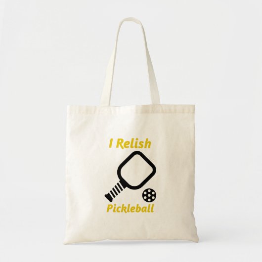 Ik Relish Pickleball Tote Bag (Voorkant)
