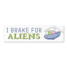 Ik rem voor aliens, grappig ruimteschip