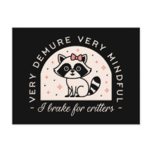 Ik rem voor beestjes grappige wasbeer