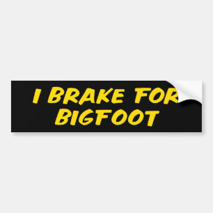 Ik Rem Voor Bigfoot Bumpersticker