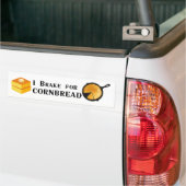 Ik rem voor cornbread bumpersticker (Op Truck)
