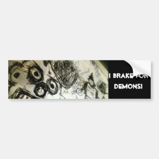 Ik rem voor Demons! Bumpersticker