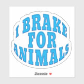 IK REM VOOR DIEREN Raam en Auto Decals Sticker (Vel)