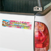 IK REM VOOR HALLUCINATIES BUMPERSTICKER (Op Truck)