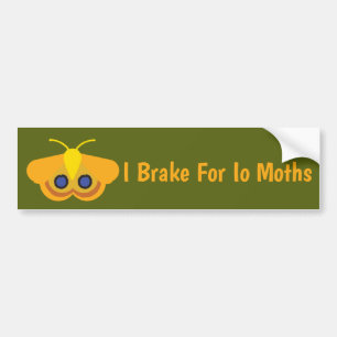 Ik Rem Voor Io-Motten Bumpersticker