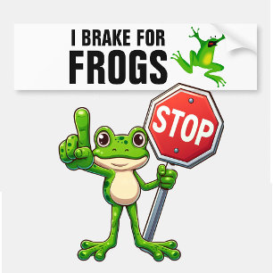 IK REM VOOR KIKKERS BUMPERSTICKER