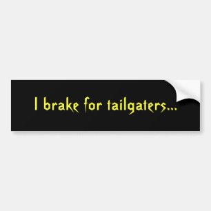 Ik rem voor kleerapparaten... bumpersticker