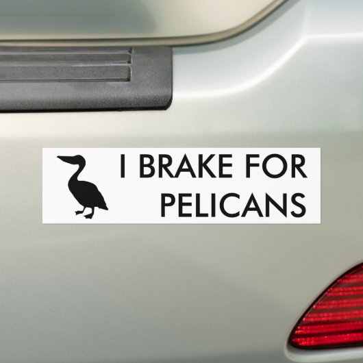 IK REM VOOR PELIKANEN BUMPERSTICKER (Op auto)