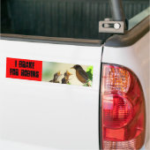 Ik rem voor Robins Bumpersticker (Op Truck)