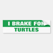 IK REM VOOR SCHILDPADDEN BUMPERSTICKER (Voorkant)