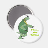 Ik rem voor schildpadden! Magneet (Voorkant / Achterkant)