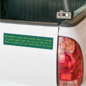 Ik remt voor feeën... Pagan Bumpersticker (Op Truck)