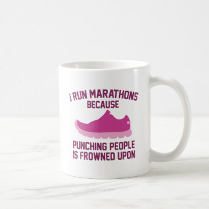 Ik ren Marathons Koffiemok