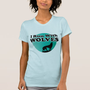 Ik ren met wolven t-shirt