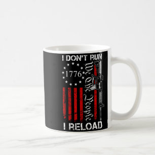 Ik Ren Niet Ik Herlaad - Usa We The People Ar15 Gr Koffiemok