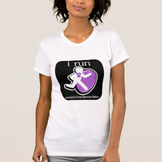 Ik ren omdat Cystic Fibrosis belangrijk is T-shirt