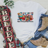 Ik ren op Coffee Christmas Cheer T-shirt