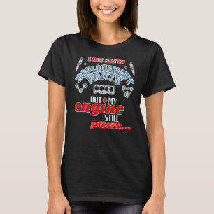 Ik ren op vervangende onderdelen een knie- of heup t-shirt