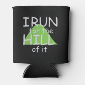 Ik ren voor de heuvel © - Funny Runner Thema Blikjeskoeler (Voorkant)