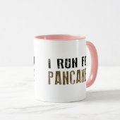 Ik ren voor pannenkoeken mok (Voorkant rechts)