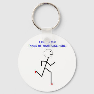 Ik rende in de... sleutelhanger