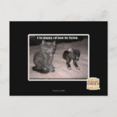 Ik repareer puppy briefkaart (Voorkant)